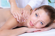 woman relaxing in the beauty salon