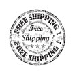 Free shipping grunge rubber stamp