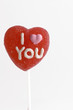 I LOVE U  lollipop