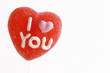 I LOVE U  lollipop