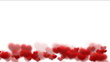 Red hearts on white - digital animation
