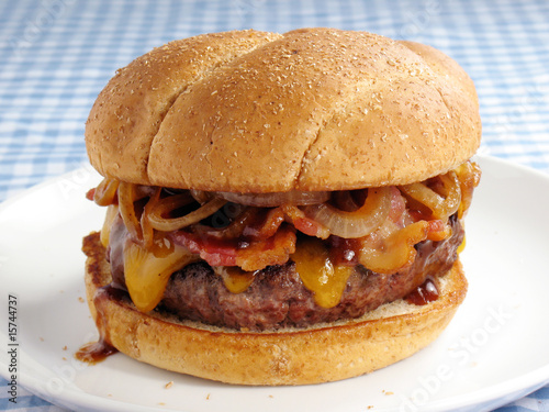 Photo: Messy Bacon Cheeseburger Messy Bacon Cheeseburger