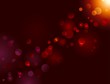 Magic sparkle, light dots; vector bokeh effect