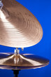 Cymbal Set Isolated On Blue
