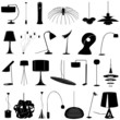 modern lighting vector