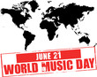 june 21 - world music day