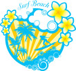 Vector: Vertor Surf Beach illustration Vertor Surf Beach illustration