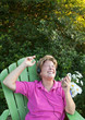 Photo: Mature Woman Feeling The Beat Mature Woman Feeling The Beat
