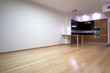 Living room with shared kitchen