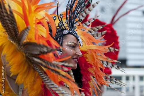 Photo: Danseuse de carnaval brésilien, Brazil. Danseuse de carnaval brésilien, Brazil.