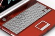 computer red keyboard