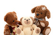 Trio de peluches