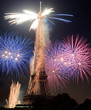 Quadro Feux d'artifice Tour Eiffel 9