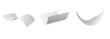 blank curl paper flying in wind blank curl paper flying in wind