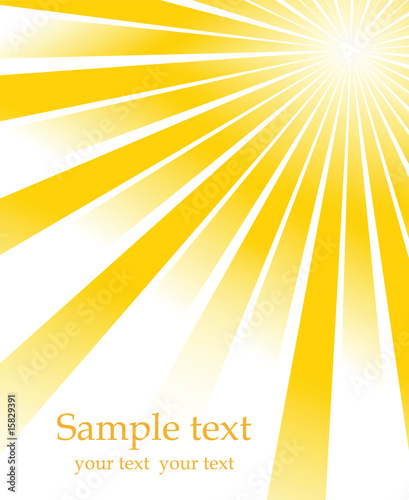 Vector: Sunburst vector background Sunburst vector background