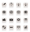 Simple medical themed icons and warning-signs - vector Icon Set Simple medical themed icons and warning-signs - vector Icon Set