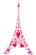 Love in Eiffel tower