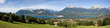 Panorama sur le lac d'Annecy
