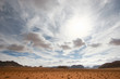 cloudscape on desert, Wadi Rum, Jordan cloudscape on desert, Wadi Rum, Jordan