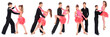 Boy and girl dancing ballroom dance Boy and girl dancing ballroom dance