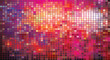 vector mosaic of colorful squares