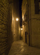 Alley by night. Giovinazzo. Alley by night. Giovinazzo.