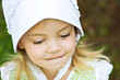 Bashful Amish Child