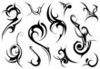 Tribal art elements Tribal art elements