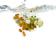 Vegetable splashing
