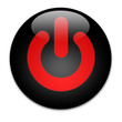 bottone power rosso
