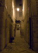 Alley by night. Giovinazzo. Alley by night. Giovinazzo.