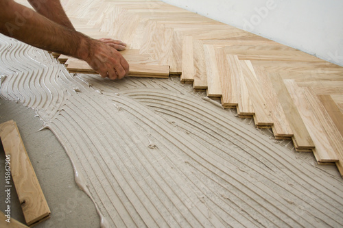 Photo: Parquet construction Parquet construction