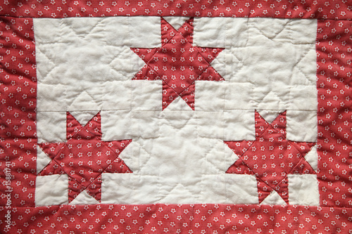 Photo: quilted star piece quilted star piece