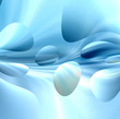 fondo bolas azul