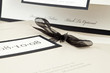 Champagne Colored Wedding Invitation, Shallow Depth Of Field