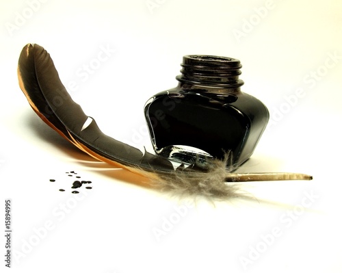 Photo : Inkwell and quill 2 Inkwell and quill 2
