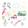 Back to School Works - Child Drawing Sketch