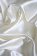 Smooth elegant white silk as background