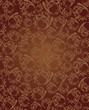 Seamless brown round pattern