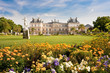 Luxembourg Palace with flowers Luxembourg Palace with flowers