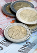 Euro banknotes