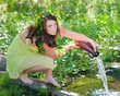 Nymph by the pond Nymph by the pond