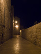 Alley by night. Giovinazzo. Alley by night. Giovinazzo.