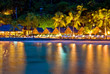 Tropical Resort at Night