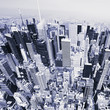 canvas print picture Manhattan from above