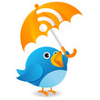Illustration: Rss twitter bird Rss twitter bird