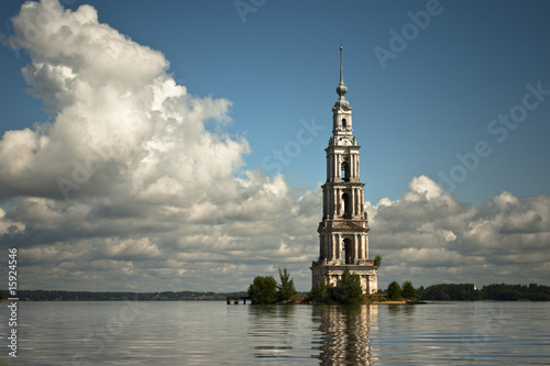 Photo: bell tower on the river bell tower on the river