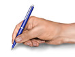 Man holding pen