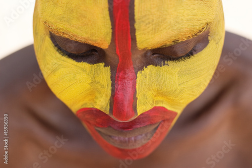 Photo: Tribal face Tribal face