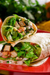 Chicken and vegetable fajitas Chicken and vegetable fajitas